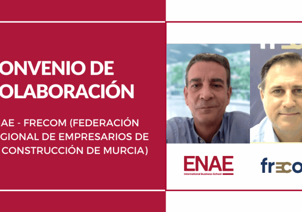 ENAE y FRECOM firman un acuerdo de colaboración que facilitará el acceso a la formación a sus asociados