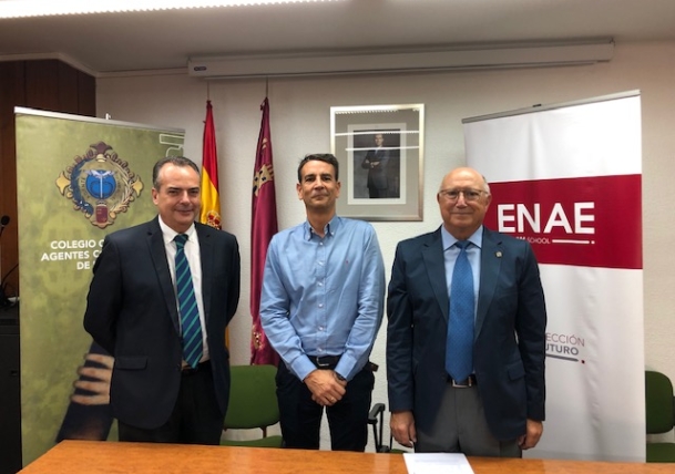 Nuevo convenio de colaboración con el Colegio de Agentes Comerciales de Murcia