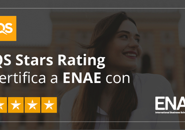 QS Stars Rating certifica la calidad y excelencia del modelo formativo de ENAE