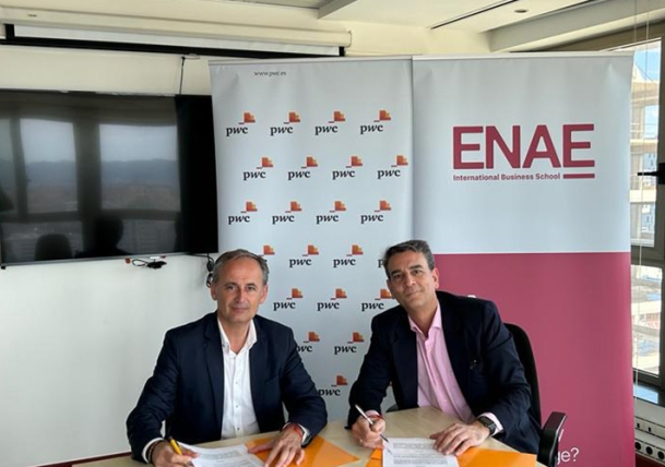 ENAE Business School y PwC España firman un nuevo convenio para impulsar el desarrollo empresarial y la formación de talento