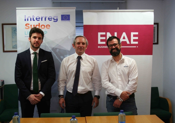 Dronica y Cella firman convenio con ENAE dentro del proyecto Links Up