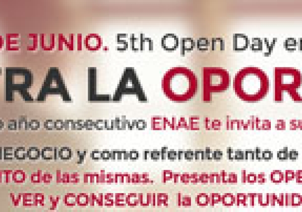 5th Open Day en ENAE Business School